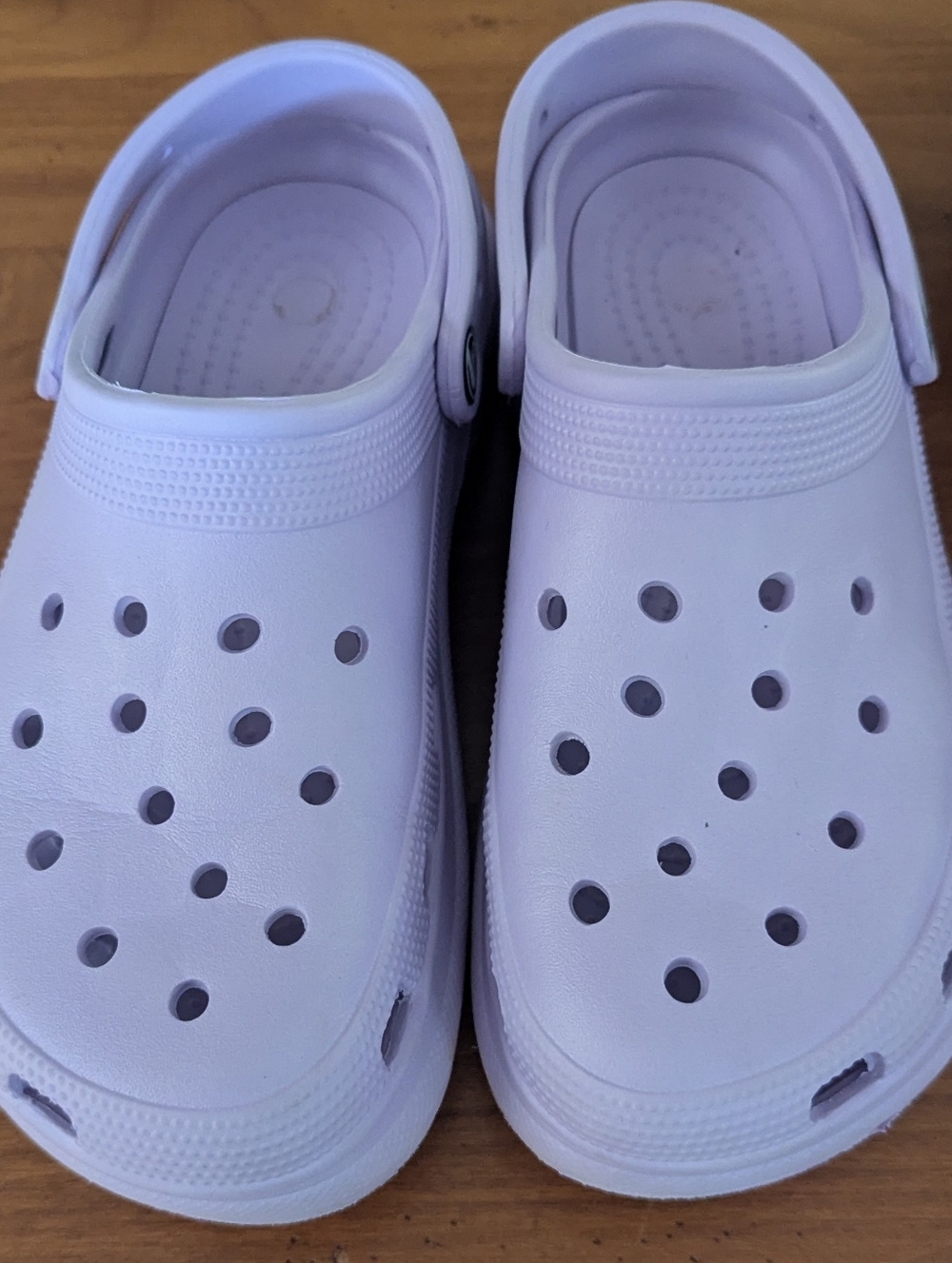 CROCS Light Lavender Slip-On Clogs